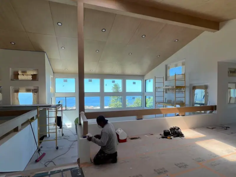 White Oak Plywood application in this project