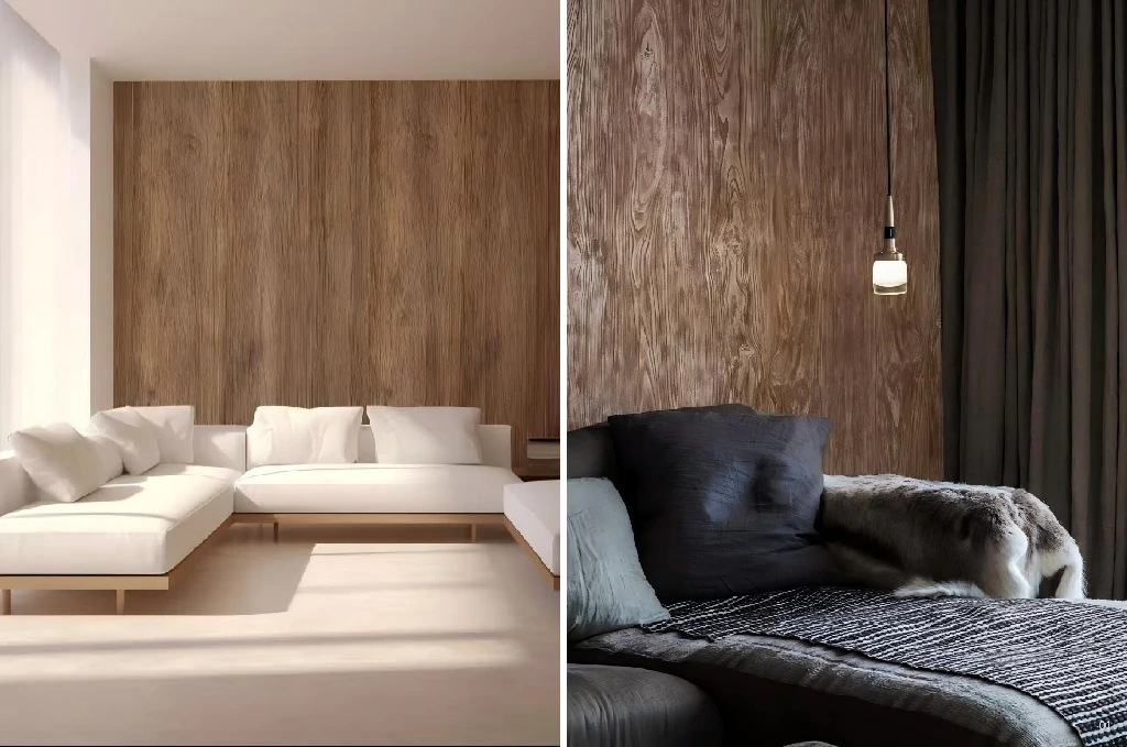 3-5mm Pine Grain-Inspired Premium Veneer Flexible Stone