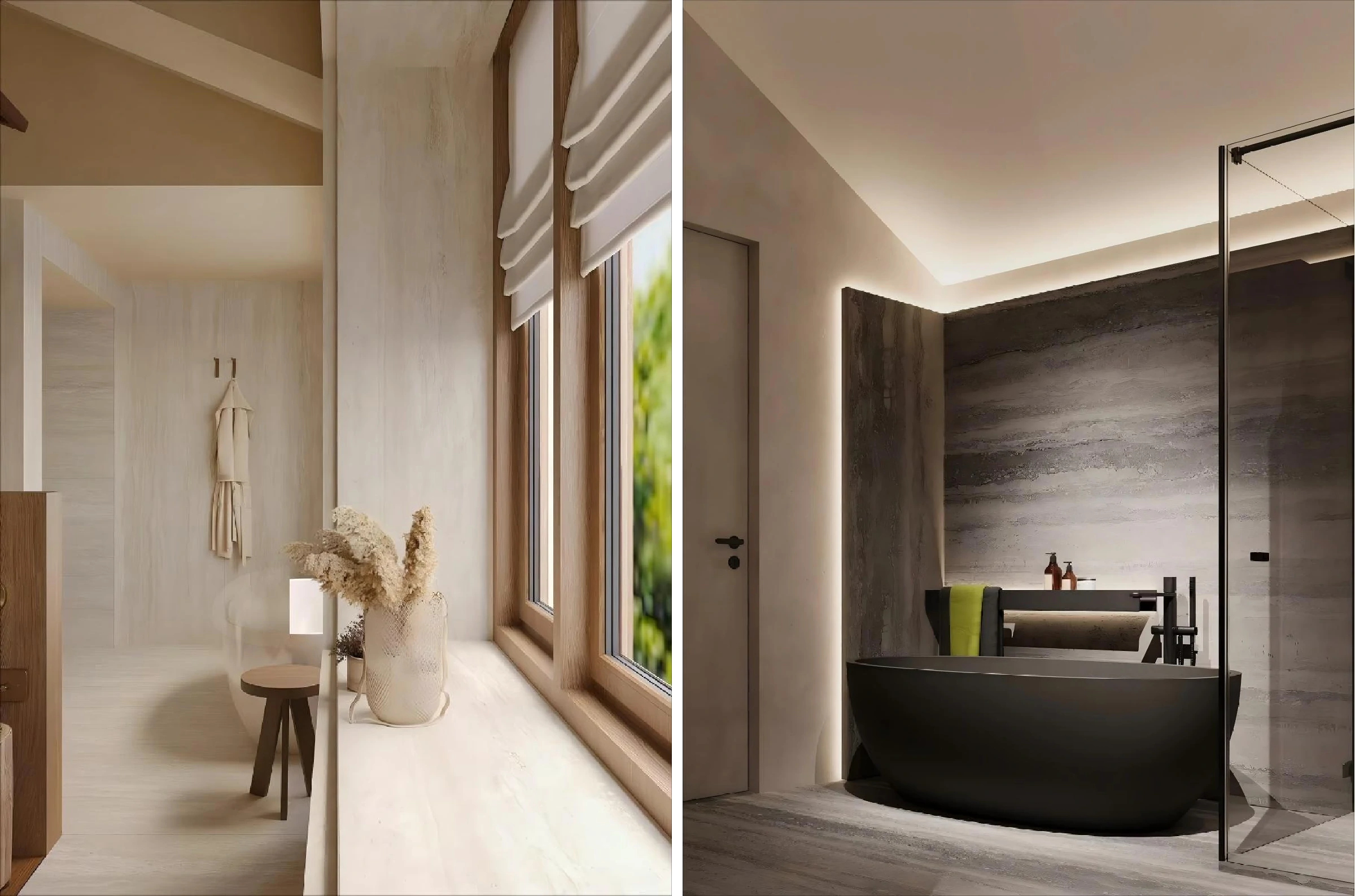 3D-Printed Series Commercial Interior Flexible Stone