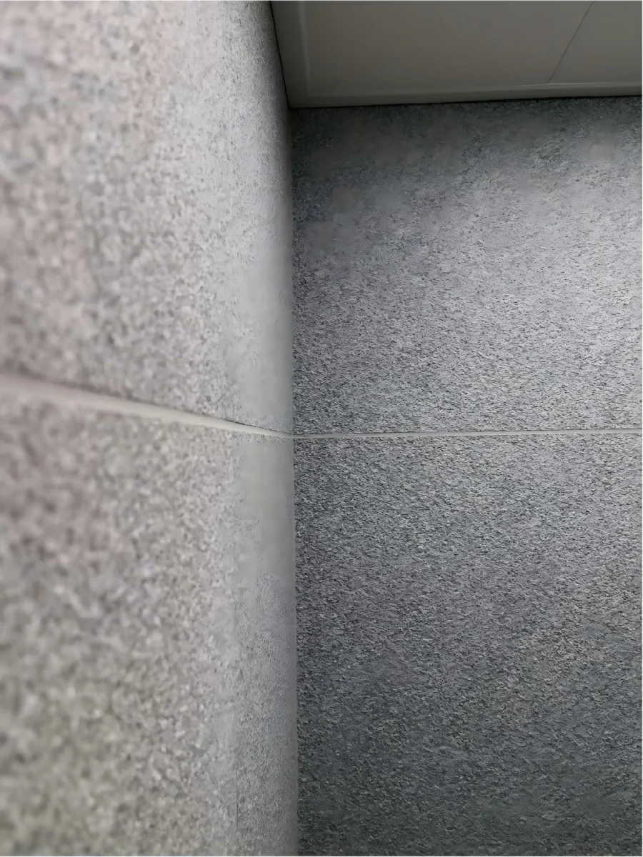 Anti-fade outdoor flexible stone tiles