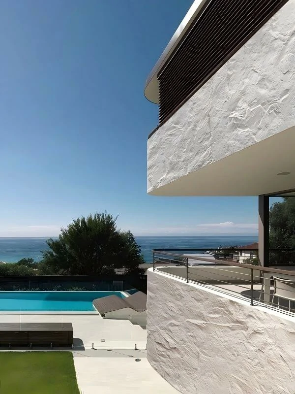 Durable Rockcut texture facade material