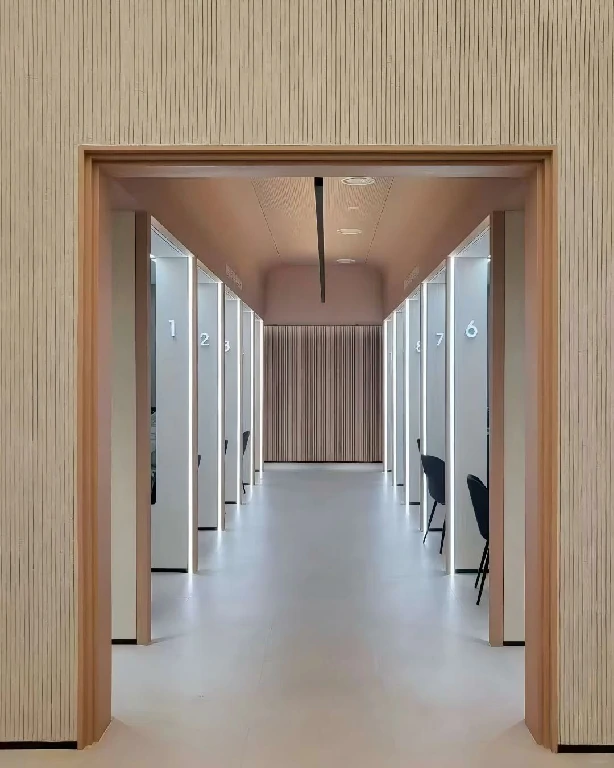 Eco-friendly square line stone wall finish~1