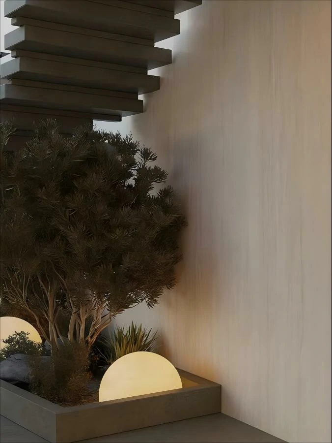 Lightweight 3D texture facade solution