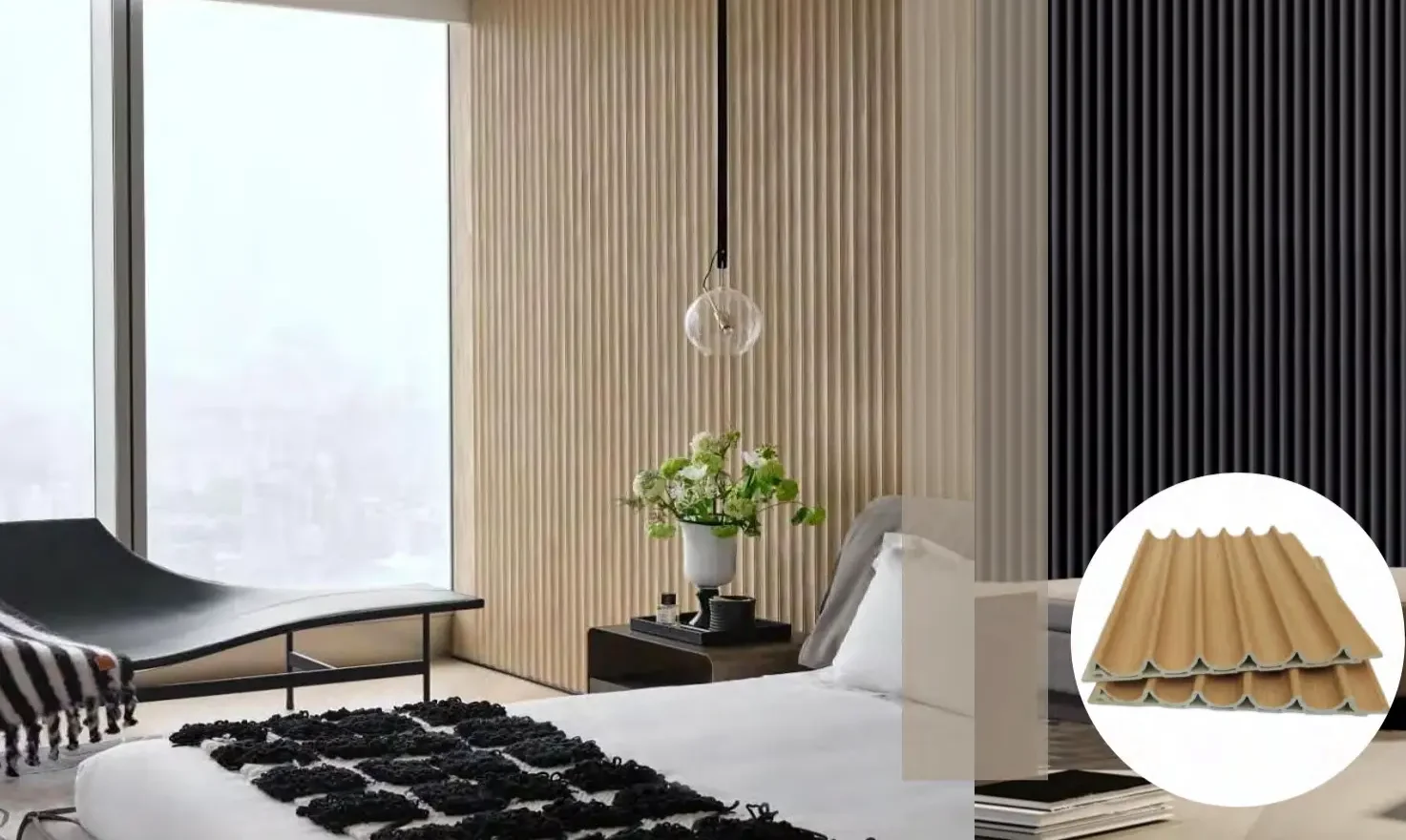 OEM WPC concave panel manufacturer