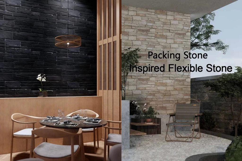 Packing Stone-Inspired Flexible Stone 