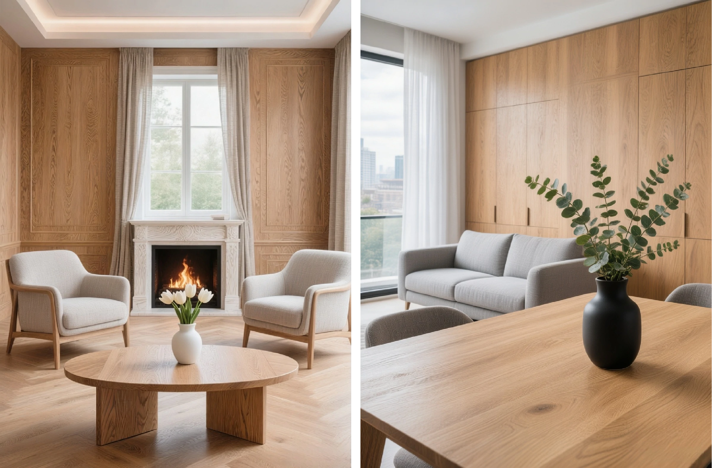 Plain Sliced White Oak Plywood