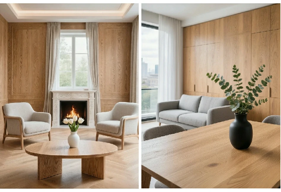 Plain Sliced White Oak Veneer Plywood