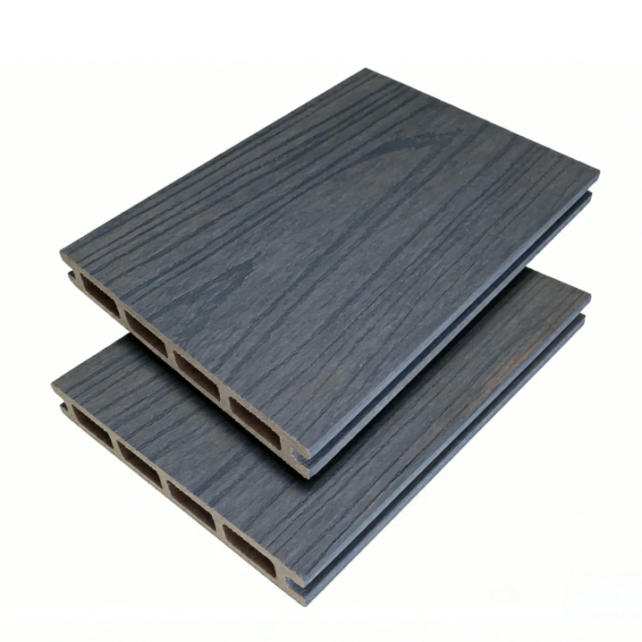 Square hole WPC decking