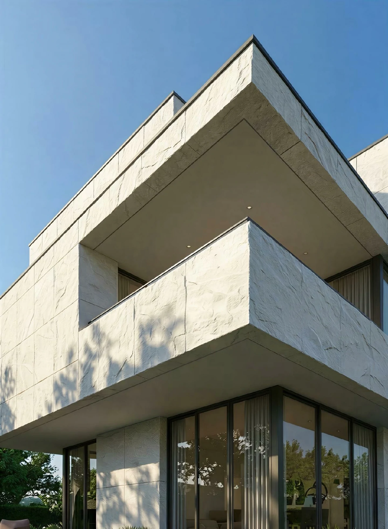 Textured flexible slate tiles