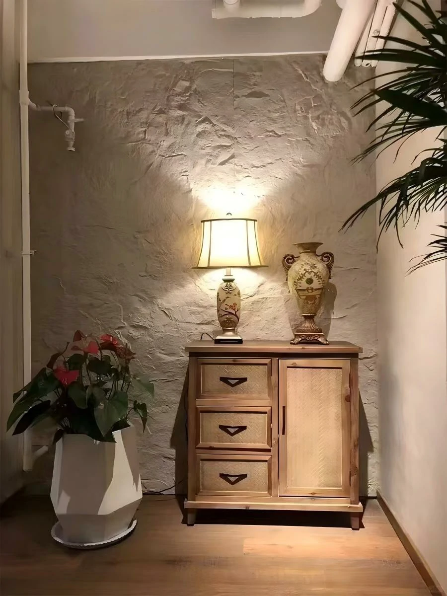 Textured flexible stone Rockcut look