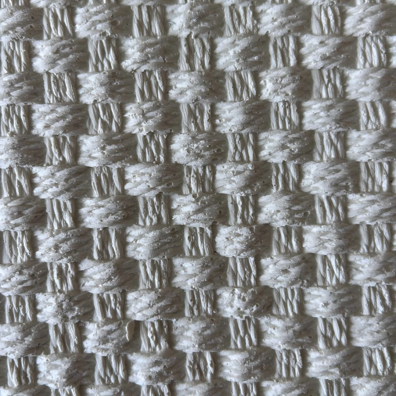 Woven pattern flexible stone cladding