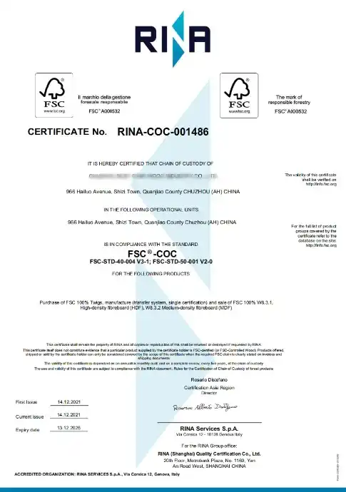 Voyage RINA-COC-001486