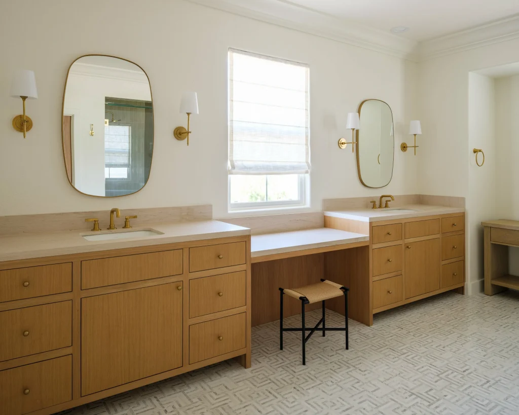 bespoke-white-oak-plywood-bathroom-double-vanity