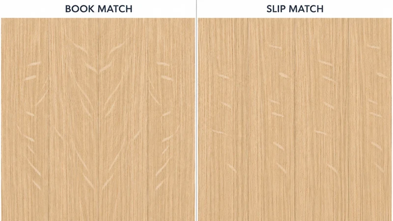 34 4 x 8 ft AA-1 Quarter-Sliced White Oak Plywood - Veneer Core