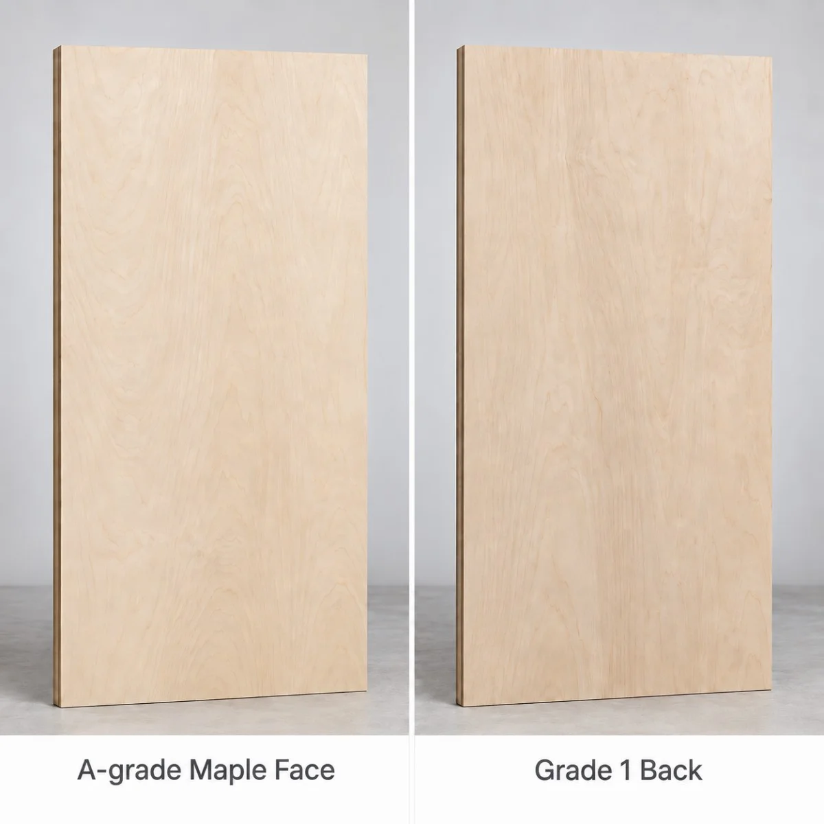 34 4 x 8 ft B-1 Cabinet-Grade Maple Plywood - Unfinished Veneer Core