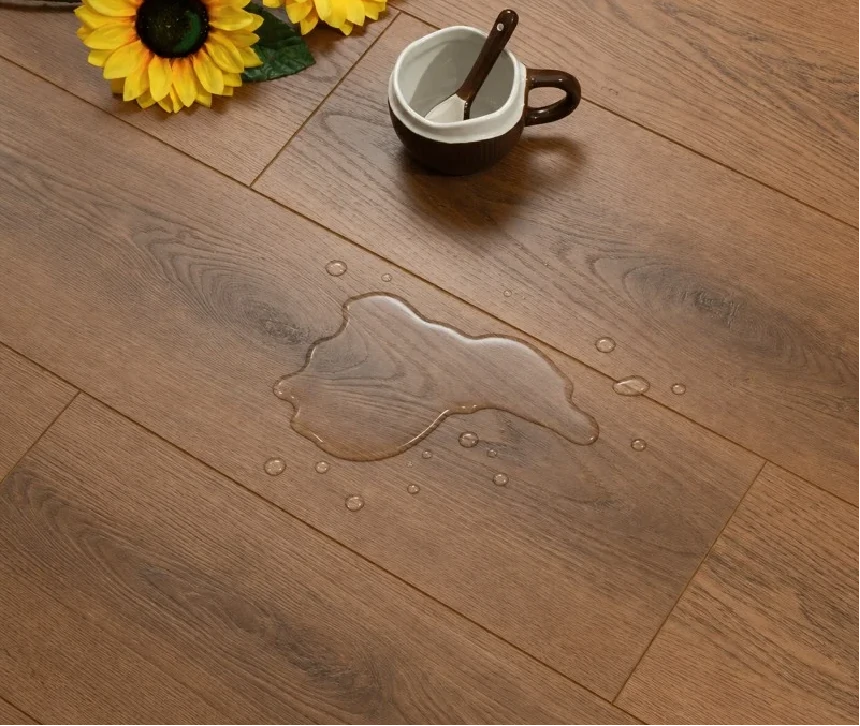 Water resistant laminate flooring