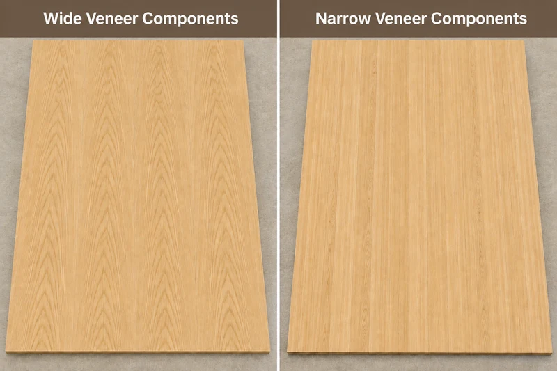 White Oak Veneer Wide Vs Narrow Components